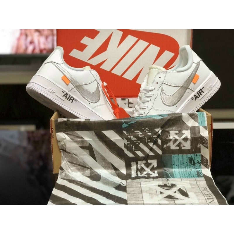 GIÀY AF1 LOW OFWHITE SC [ FULL BOX + FREE SHIP ]