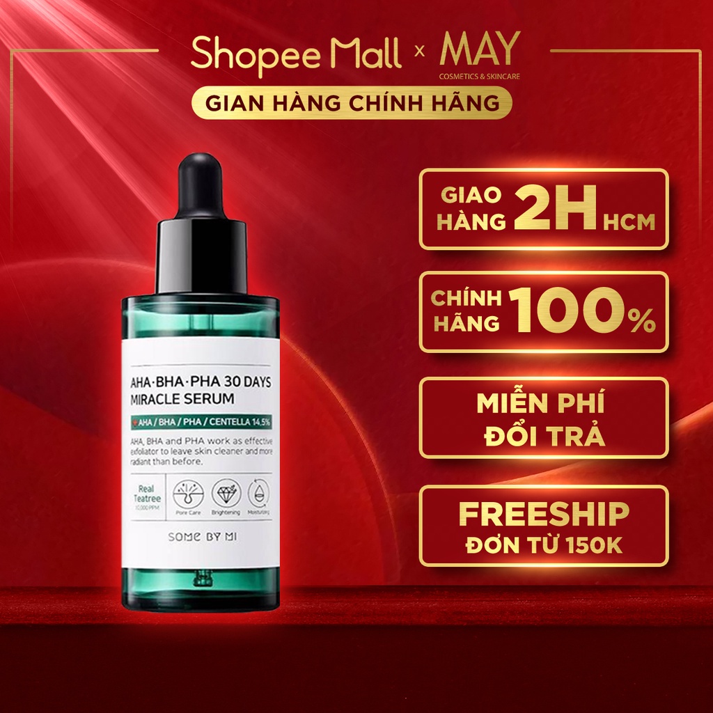 Serum Some By Mi AHA-BHA-PHA 30 Days Miracle Giảm Mụn Và Dưỡng Da 30 Ngày 50ml