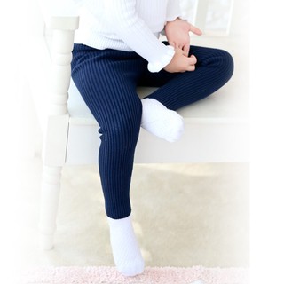 Quần legging dài màu trơn xinh xắn thời trang cho bé gái từ 2 đến 6 tuổi