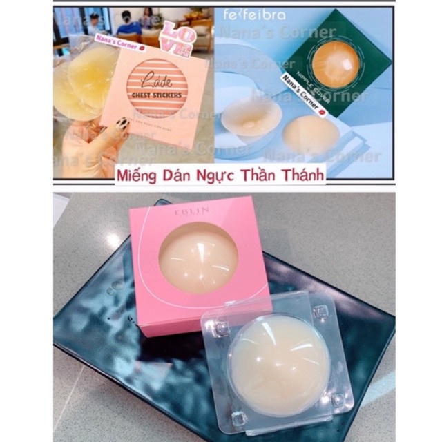 Miếng Dán Ngực Siêu Mỏng Siêu Bám Dính LÁDE