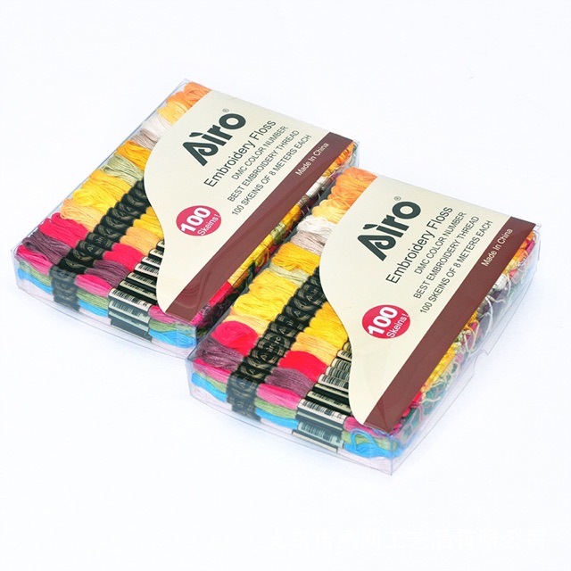 Hộp chỉ cao cấp Airo 50 màu 100 tép