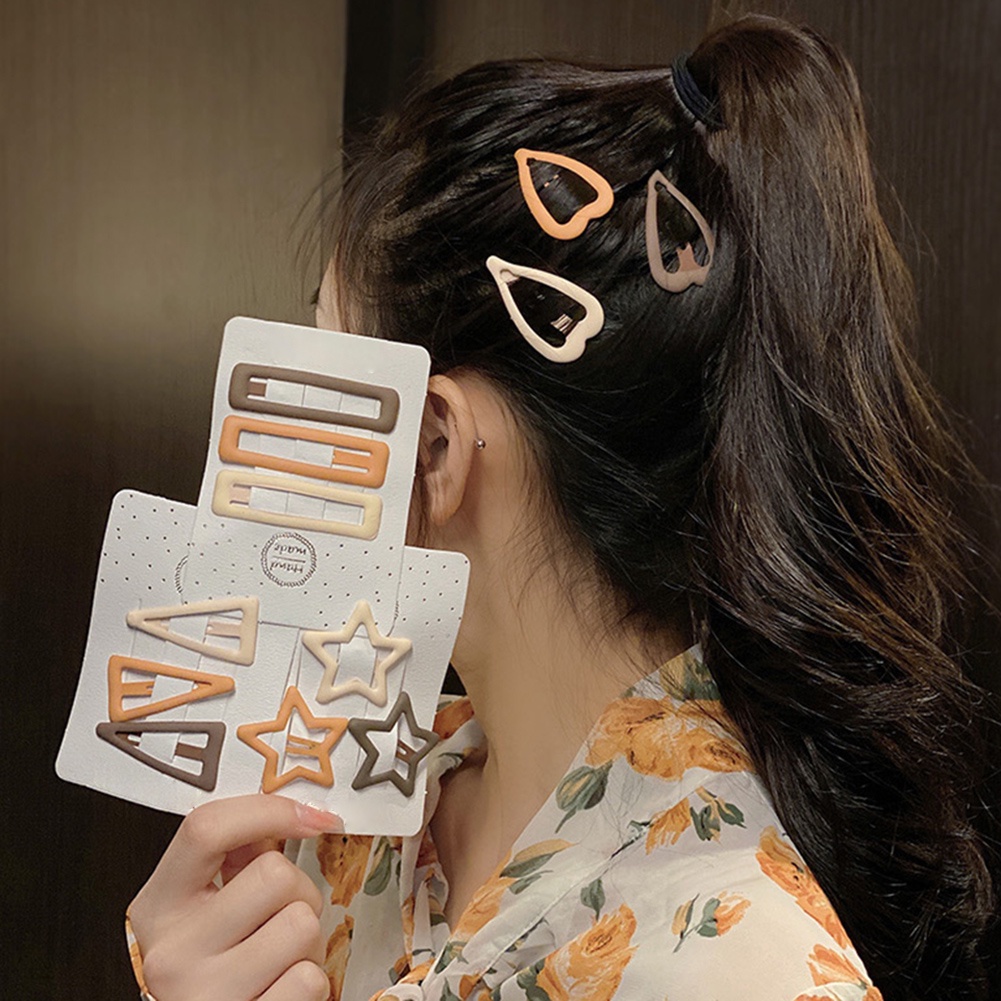 Kẹp Tóc Kim Loại Hình Ngôi Sao Năm Cánh Thời Trang