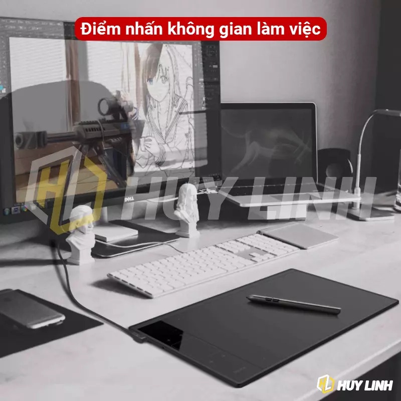 Bảng vẽ cảm ứng VEIKK A30 V2 - KT 10x6 Inch tương thích với Android, Windows và Mac OS