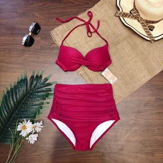 Bikini 2 Mảnh Basic - Cạp Cao Cực Tôn Dáng