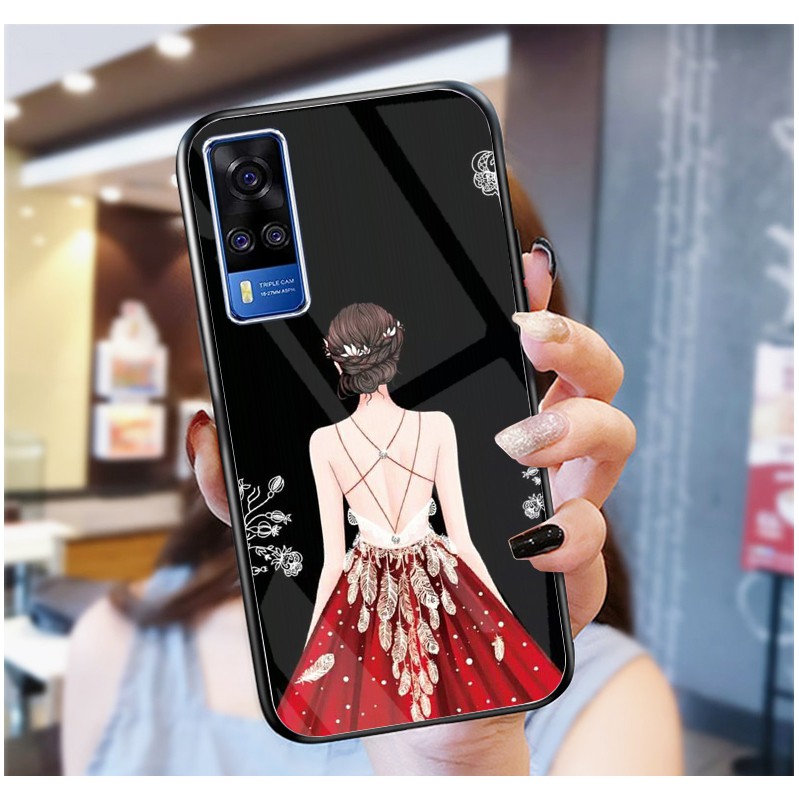 Ốp kính cường lực VIVO Y51 2020,Y53s , Y72 5G CAO CẤP