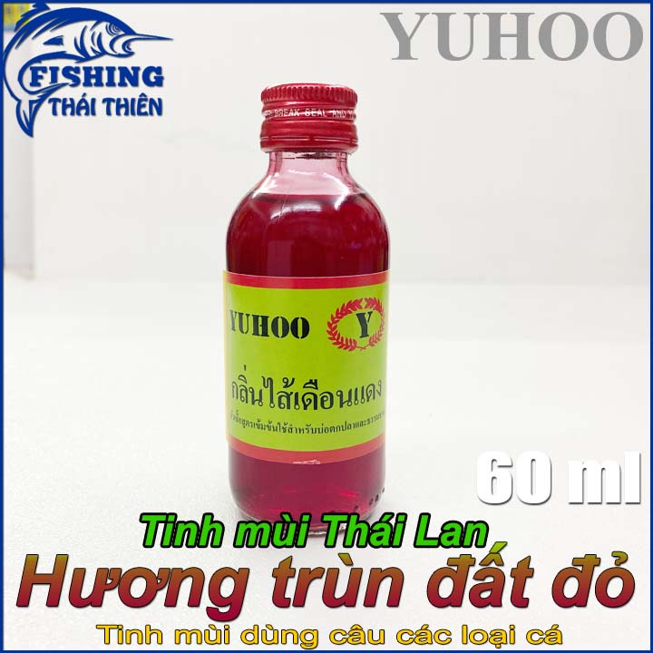 Tinh Mùi Câu Cá Thái Lan, Hương Trùn Đất Đỏ Dùng Câu, Dụ Cá Sông Tự Nhiên, Hồ Dịch Vụ Chai 58ml