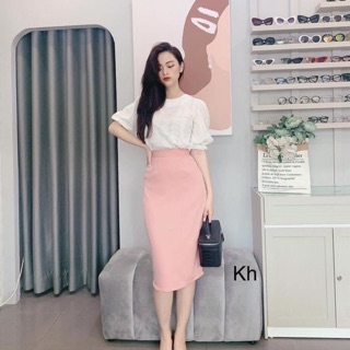 SET CÔNG SỞ ÁO LƯỚI MIX CHÂN VÁY