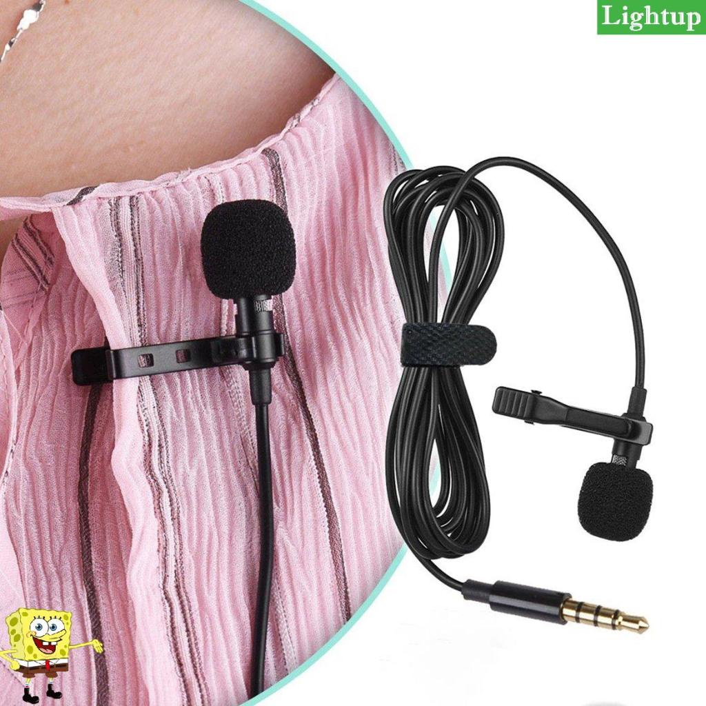 Vòng đeo tay kẹp micrô 3,5 mm cho điện thoại di động Micrô kẹp nói chuyện