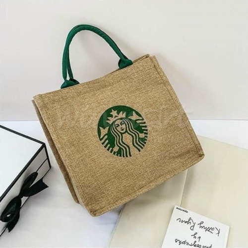 Túi Xách StarBucks Phiên Bản Túi Cói Loại 1