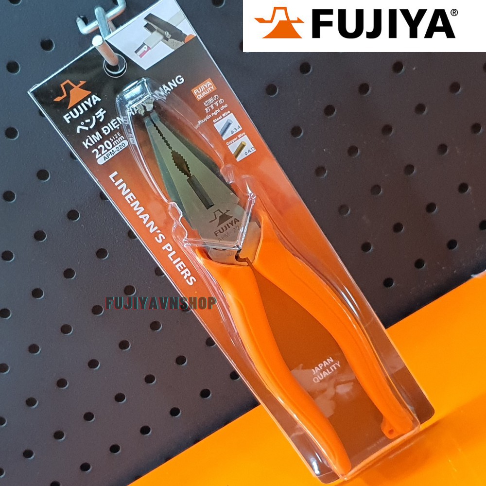 Kìm điện hạng nặng Fujiya APM-220 9"/220mm Nhật Bản