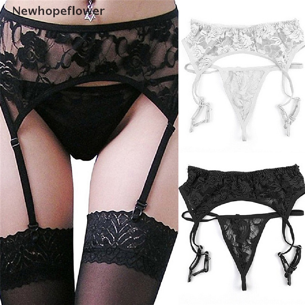 Bộ Đồ Lót Ren Phối Thắt Lưng Thiết Kế Quyến Rũ Cho Nữ