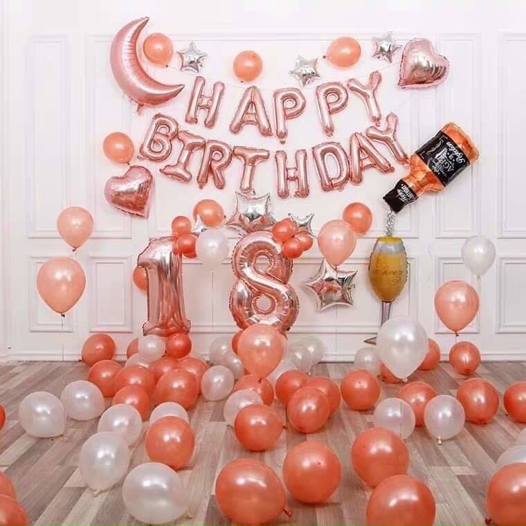 [Ảnh thật] Set trang trí sinh nhật lung linh HPBD (COMBO 61)