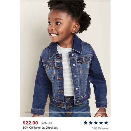 Áo khoác Old Navy BTBG size 2y-5y