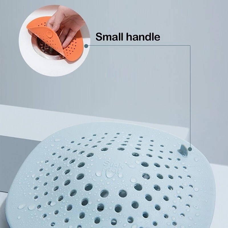 Nắp Silicone Lọc Rác Chống Tắc Nghẽn Ống Thoát Nước Cho Nhà Bếp / Phòng Tắm