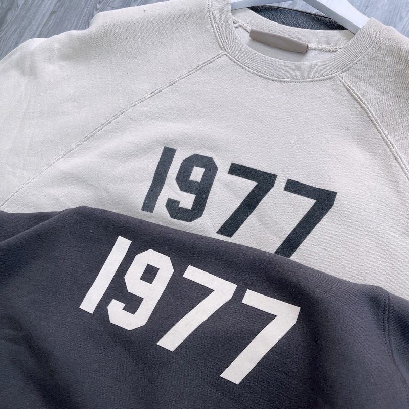 ⚡️[Best Quality] - Áo Sweater FOG Fear of God ESSENTIALS SS22 ''1977'', Áo sweater FOG cao cấp nỉ bông oversize