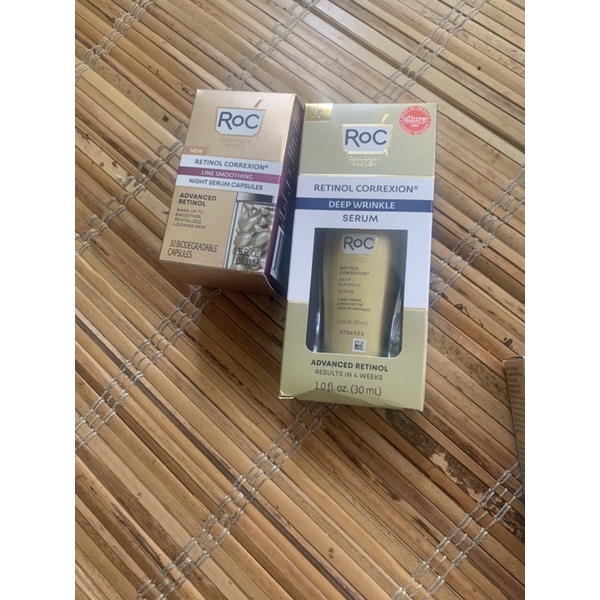 RETINOL  Serum Làm Mờ Nếp Nhăn Sâu ROC mẫu mới. mẫu cũ