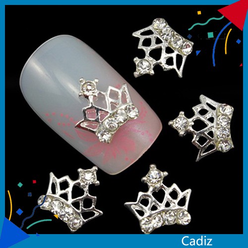 [Hàng mới về] Bộ 10 vương miện đính trang trí móng tay 3D