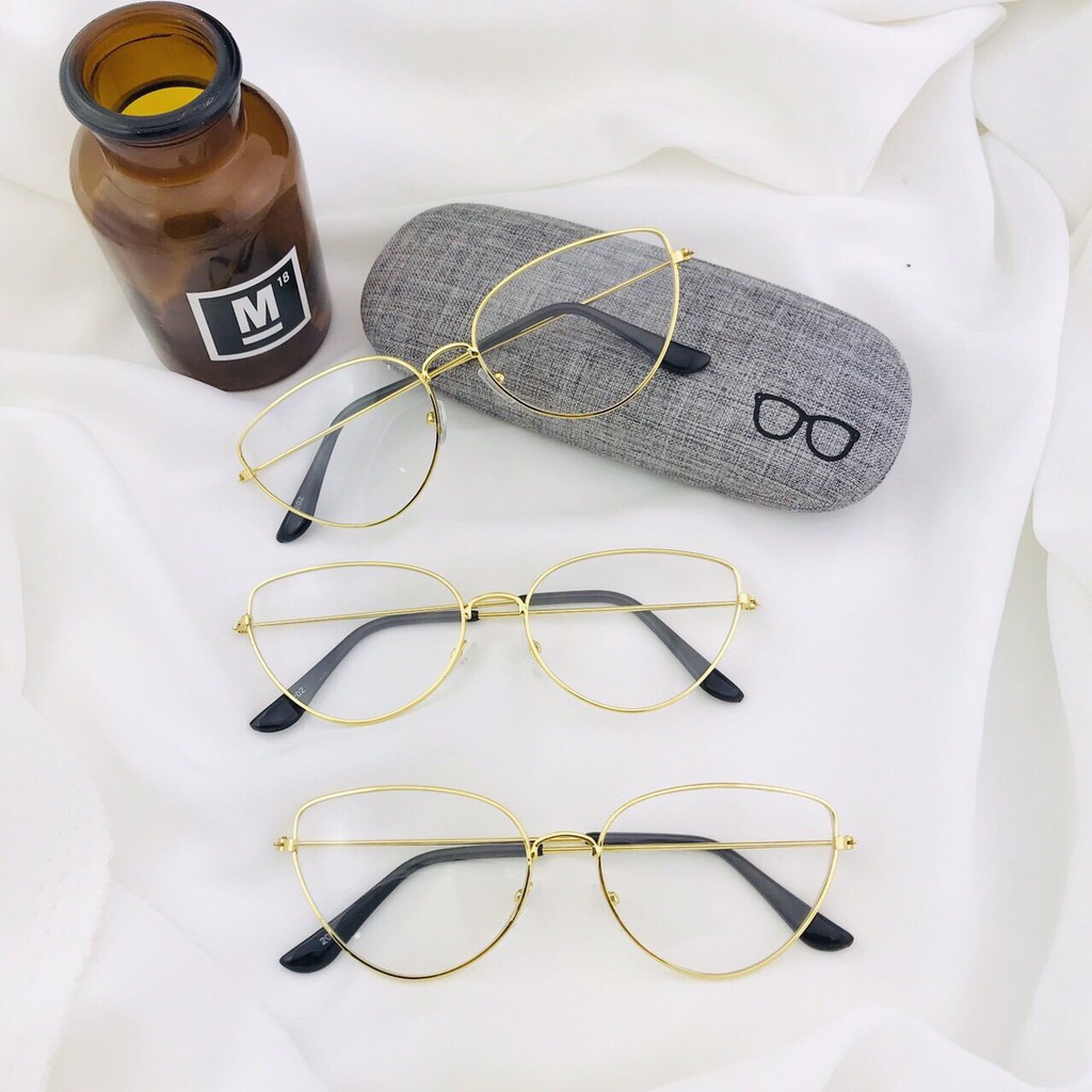 Mắt kính giả cận ngố giọt nước siêu xinh?FREESHIP💖gọng kính mát nam nữ A45 thời trang AH177 | BigBuy360 - bigbuy360.vn