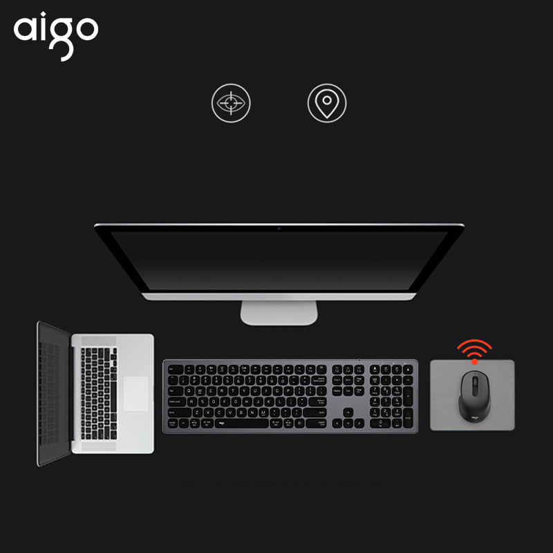 Chuột Laptop AIGO M32 Không Dây Sử Dụng Rất Yên Tĩnh