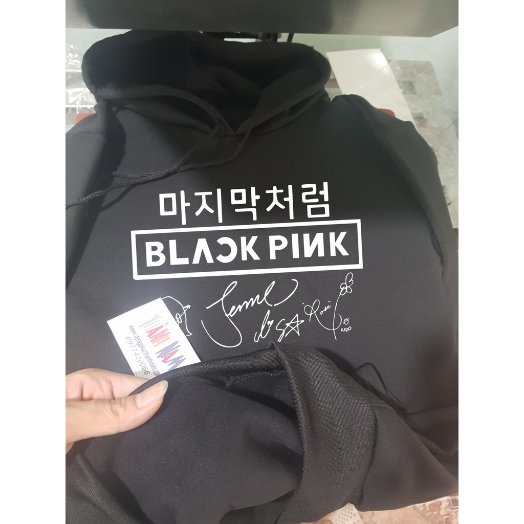 áo hoodie blackpink