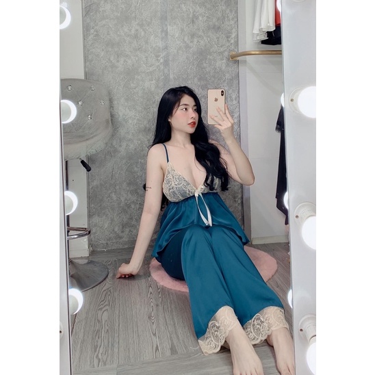 Bộ satin ren dài 🥰FREESHIP EXTRA😍 | BigBuy360 - bigbuy360.vn