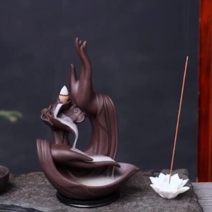 Thác khói trầm hương -Thác xông,đốt trầm Phật thủ( bàn tay phật) -Tổng hợp nhiều mẫu đẹp nhất