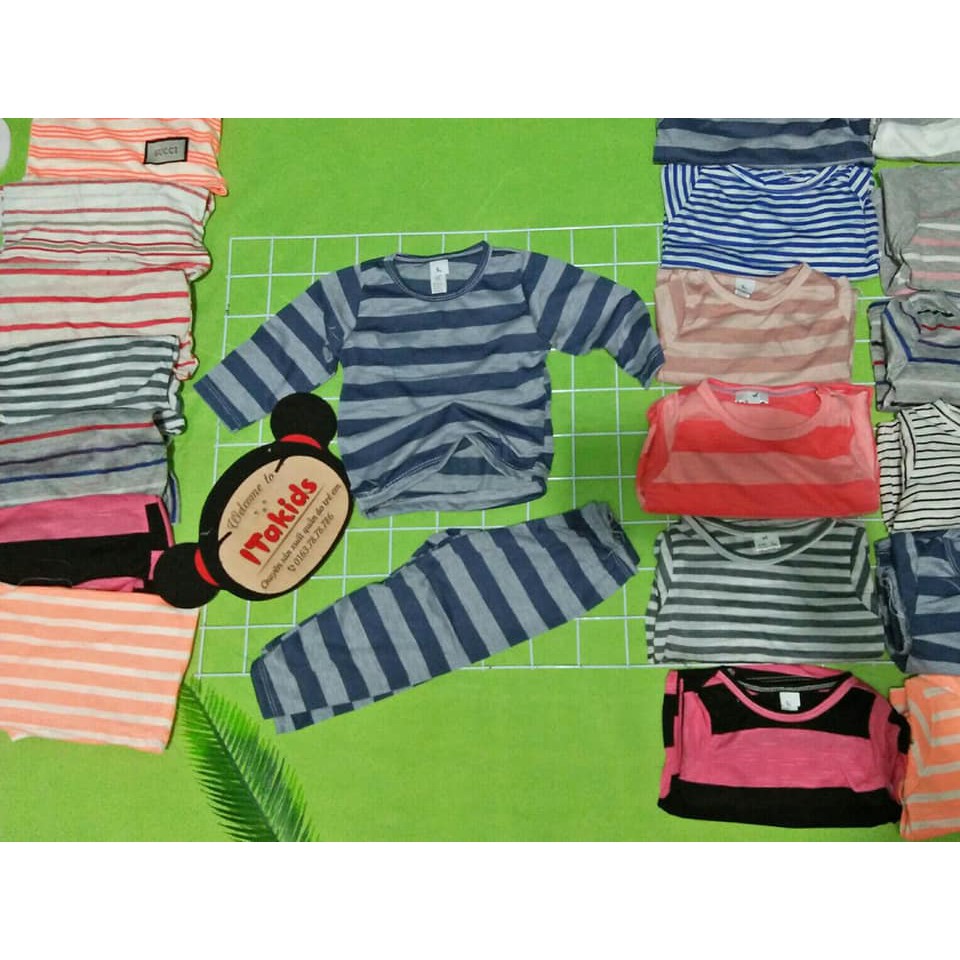 combo sọc kẻ chất coton
