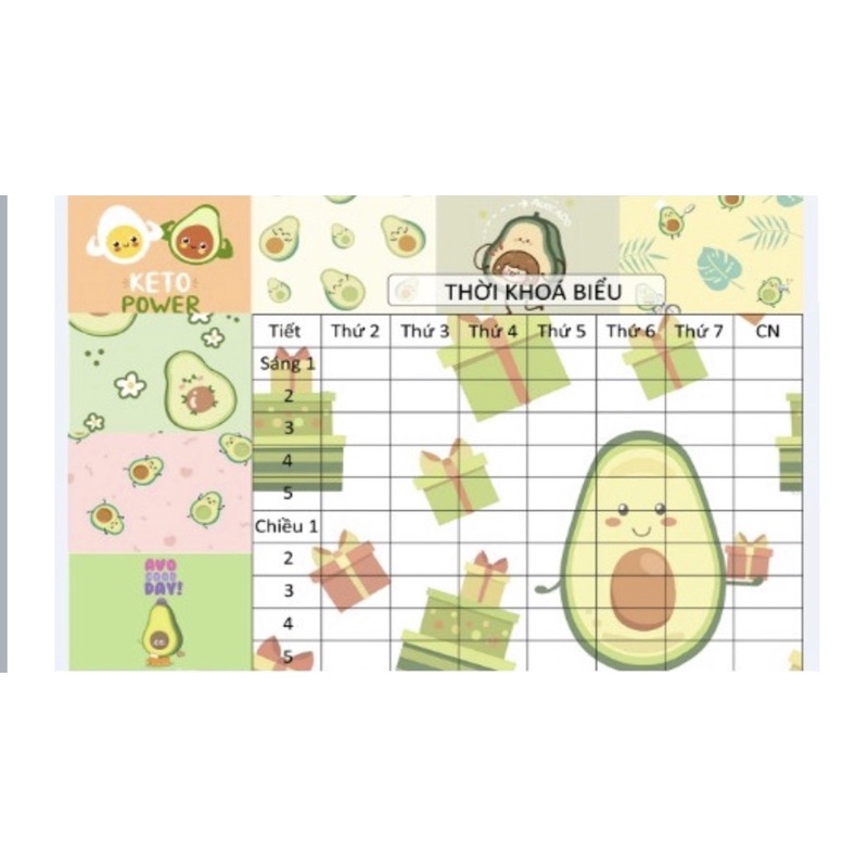 thời khoa biểu decan kute