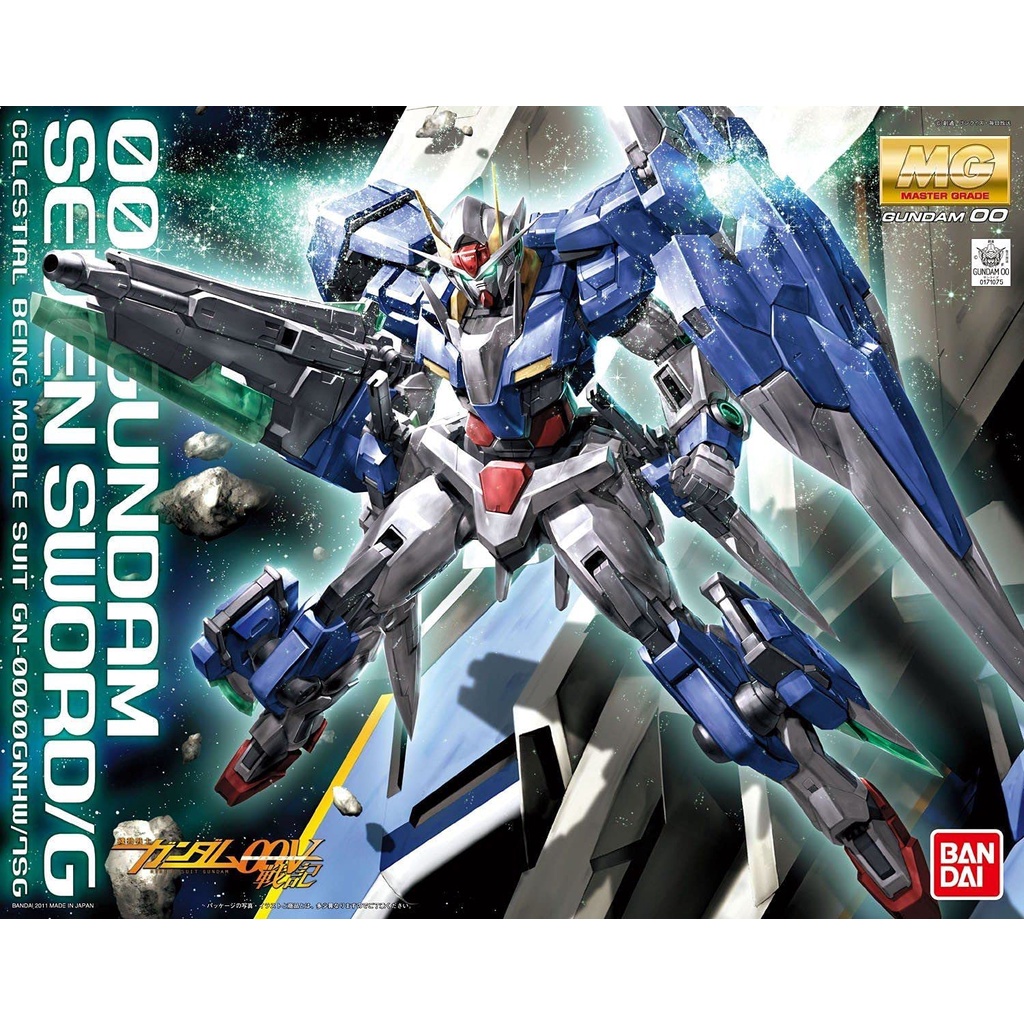 Mô hình MG 1/100 00 Gundam Seven Sword - Chính hãng Bandai Nhật Bản