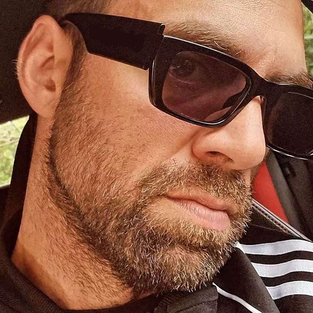 Kính Mát Gọng Vuông Chống Bức Xạ Bảo Vệ Mắt Dành Cho Nam Nữ