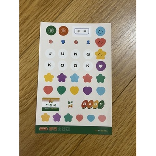 Set sticker trong bộ SSGT21 BTS
