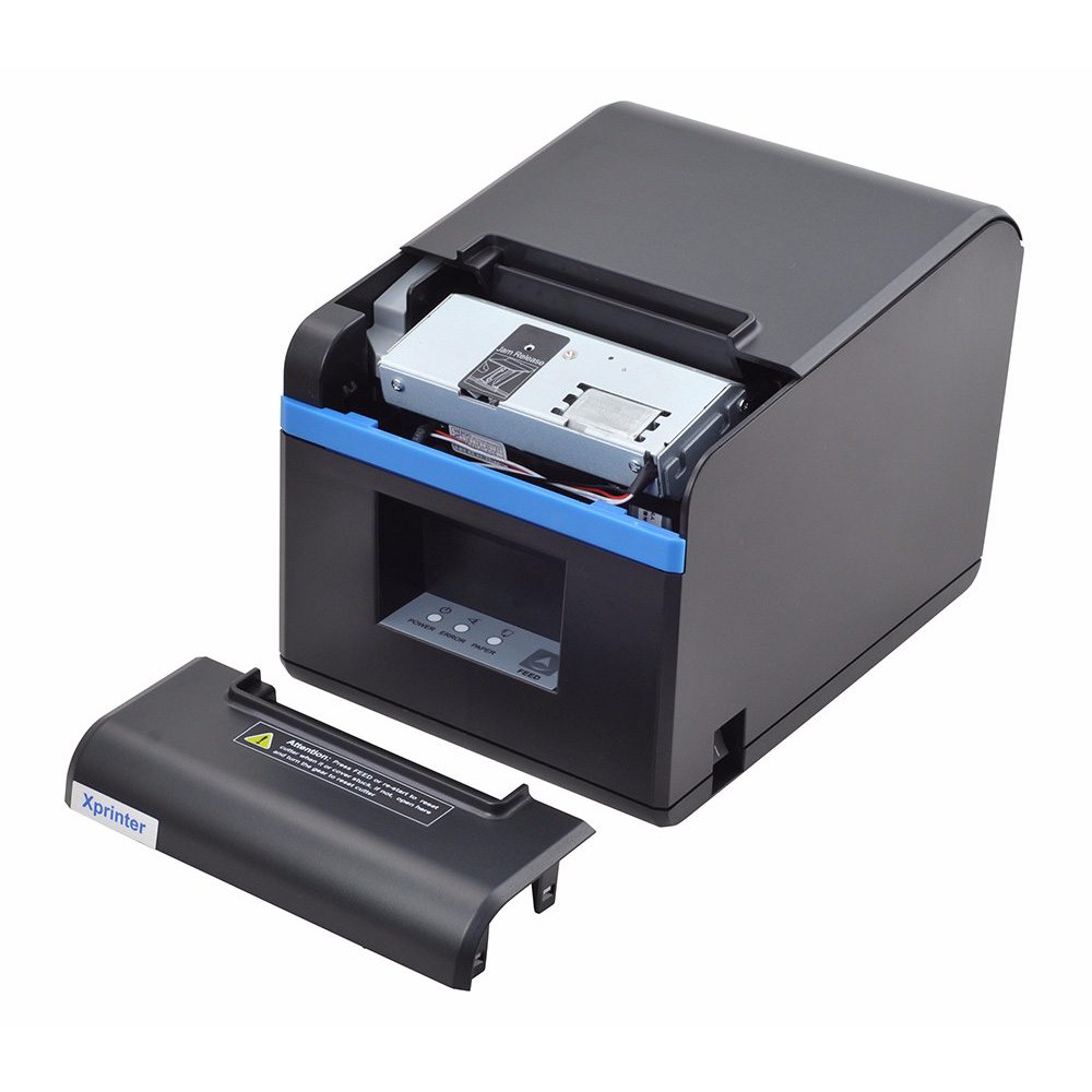 [Mã 253ELSALE hoàn 7% đơn 300K] Máy in hóa đơn XPrinter XP-N160II (khổ 80mm, in nhiệt) - Tùy chọn cổng