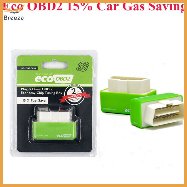 breeze Eco OBD2 Economy Fuel Saver Tuning Box Chip For Petrol Car Gas Saving