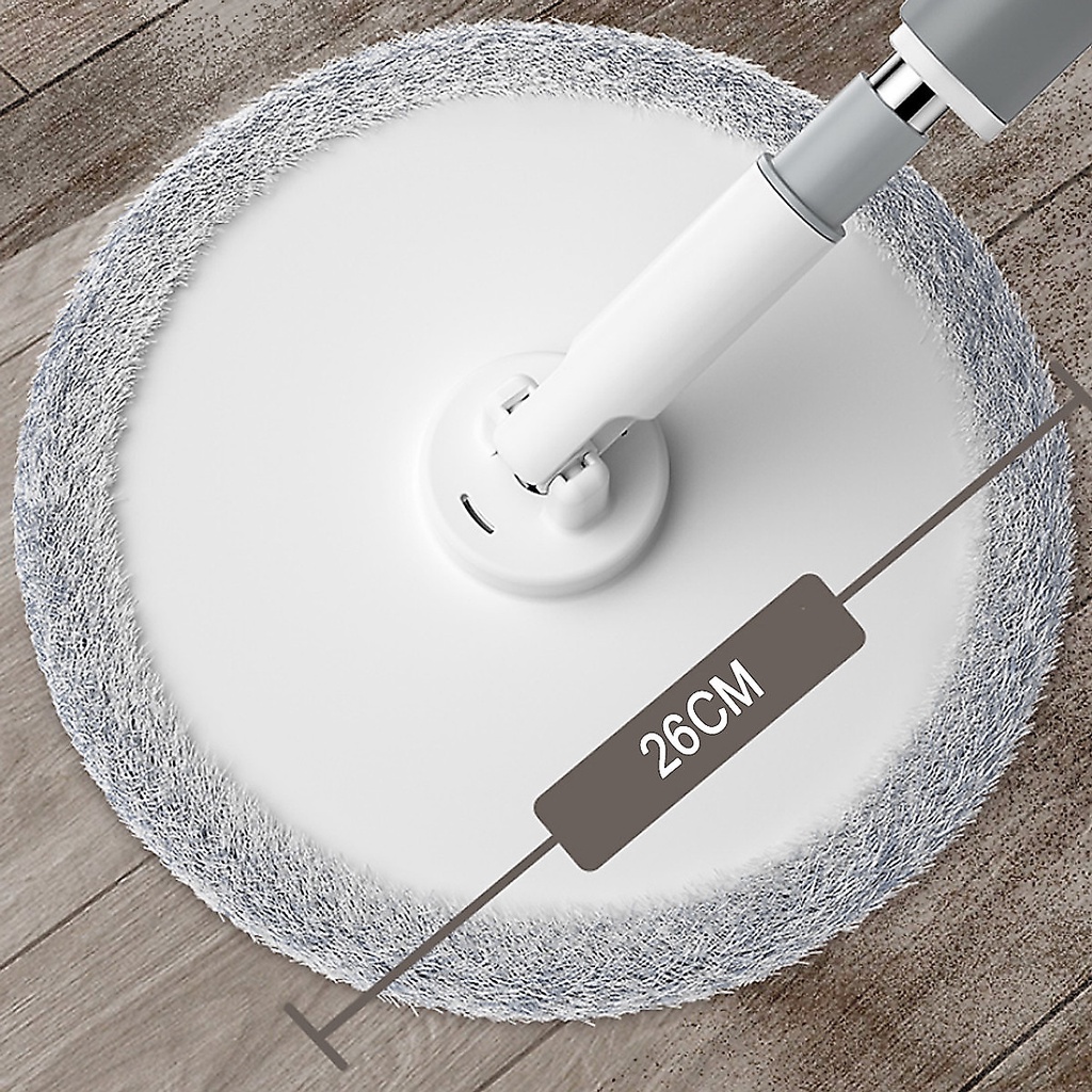 Cây Lau Nhà Tự Vắt Thông Minh Tách Nước Bẩn 360 Độ Bộ Chổi Lau Nhà Cao Cấp Kèm Bông Lau Dự Phòng