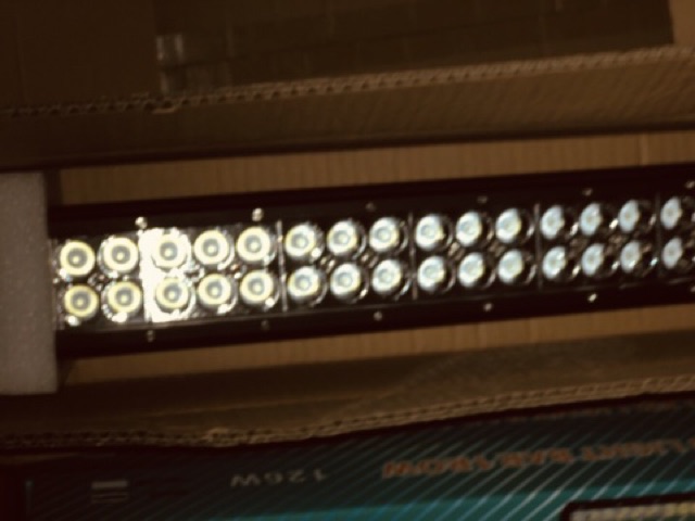 Đồ chơi ôtô| 1 cây led 2 hàng mắt 50 cm chịu nước chạy 12v 24v ( led trợ sáng)