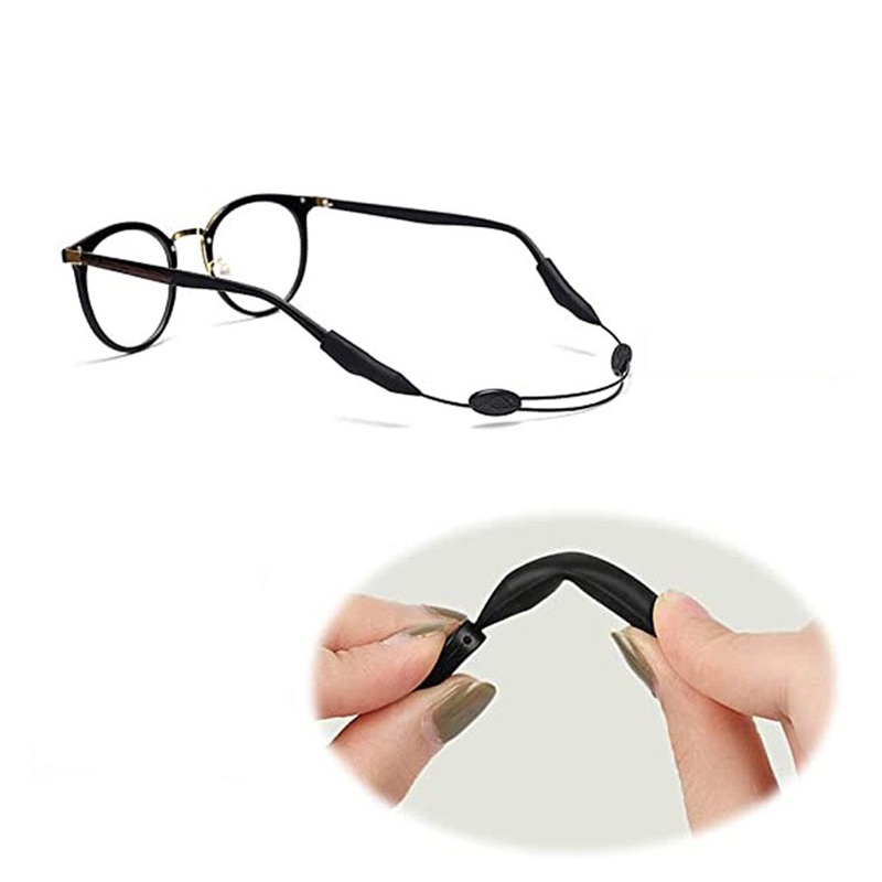 1 Dây Đeo Mắt Kính Silicone Từ Tính Chống Trượt Có Thể Điều Chỉnh Cho Hoạt Động Thể Thao Ngoài Trời