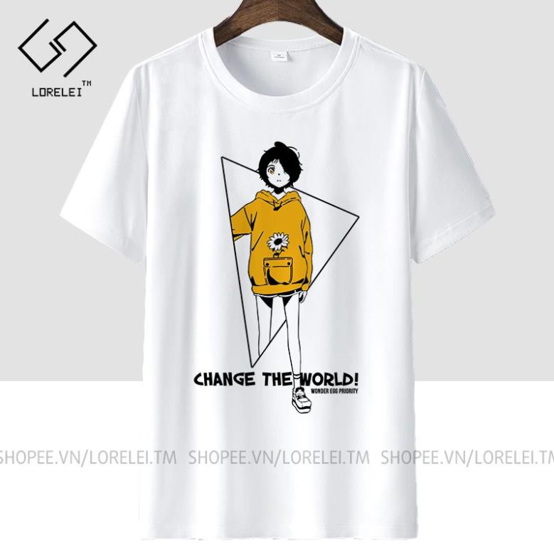 Áo thun Wonder Egg Priority Ohto Ai Color ngắn tay