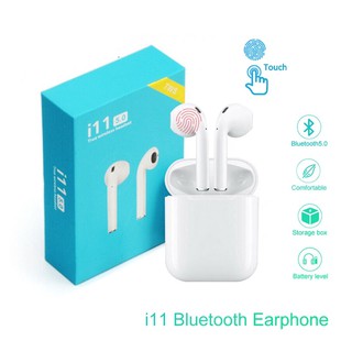Hàng xịn tai bluetooth i11 tws nghe đều 2 bên - bảo hành 6 tháng