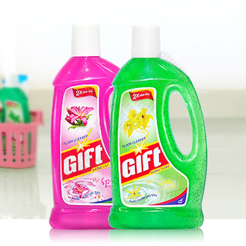 Nước lau sàn Gift chai 1lít nhiều mùi