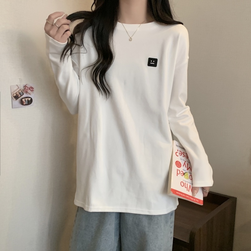 ZHELIHANGFEI Áo Thun Thể Thao Tay Dài Dáng Rộng Thời Trang Cao Cấp Dễ Phối Đồ