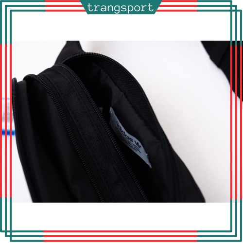Túi đeo chéo Waist Bag - Black - Phụ liệu xịn - Chất chống thấm