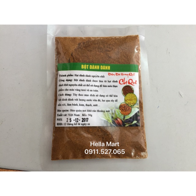 Bột dành dành 50g