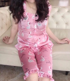 BỘ LỤA MẶC NHÀ CAO CẤP SIÊU SIÊU ĐẸP