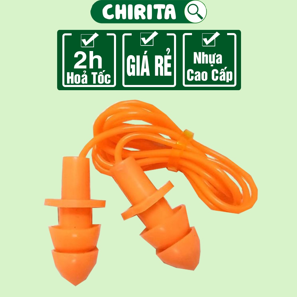 Nút Bịt Tai Chống Ồn Chống Nước 2 Tầng Việt Nam Mềm Dẻo An Toàn Gía Rẻ Chirita