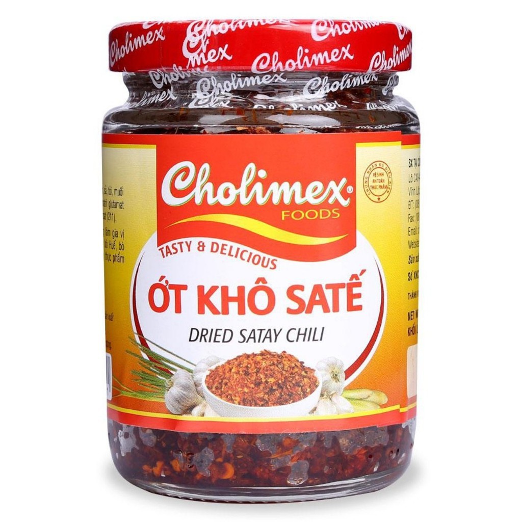 Ớt khô sa tế Cholimex 100g thơm ngon chính hãng, date mới mẫu mới