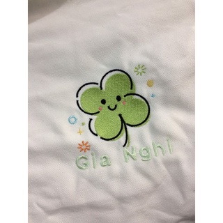 Túi tote thêu tên
