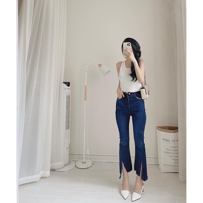 ( rẻ sập sàn ) áo croptop len tăm ba lỗ | BigBuy360 - bigbuy360.vn