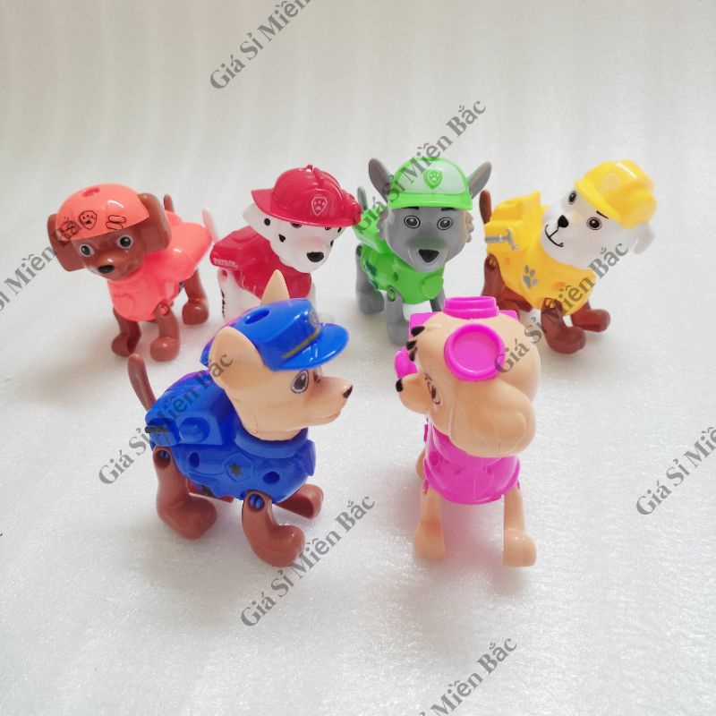 Bộ 6 chú chó cứu hộ kèm huy chương