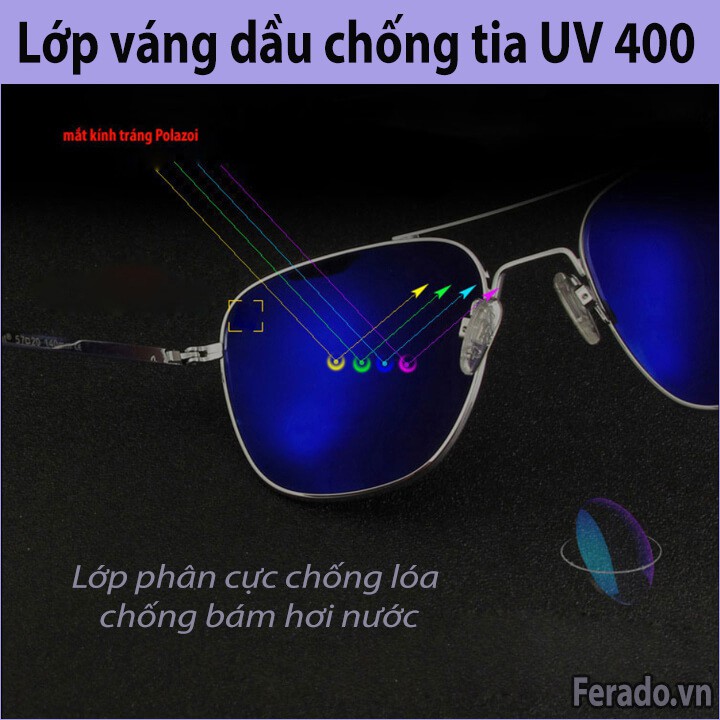 Kính cơn nam AO phi công thời trang cao cấp