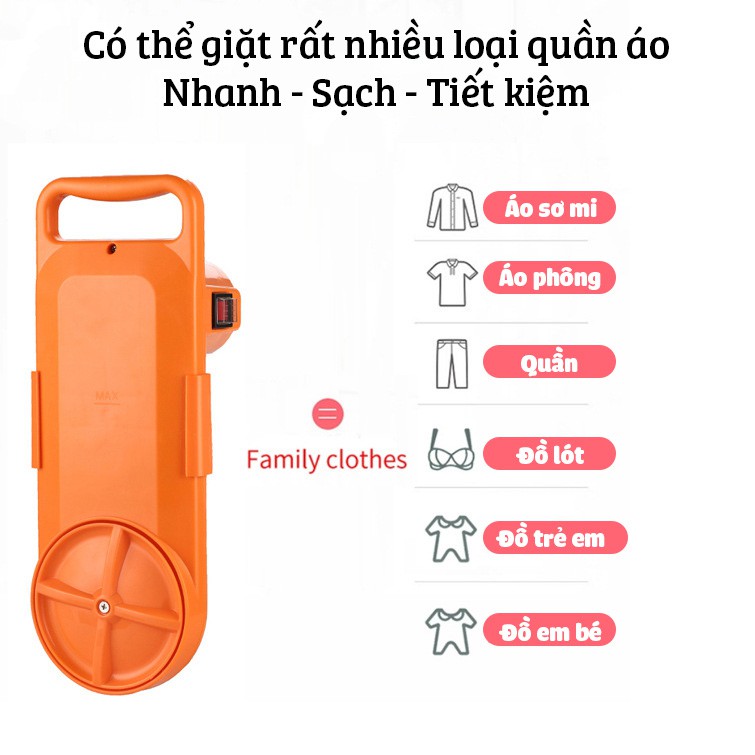 Máy giặt mini tại xô DEKE GT-16AC tiết kiệm điện có hẹn giờ và đảo chiều